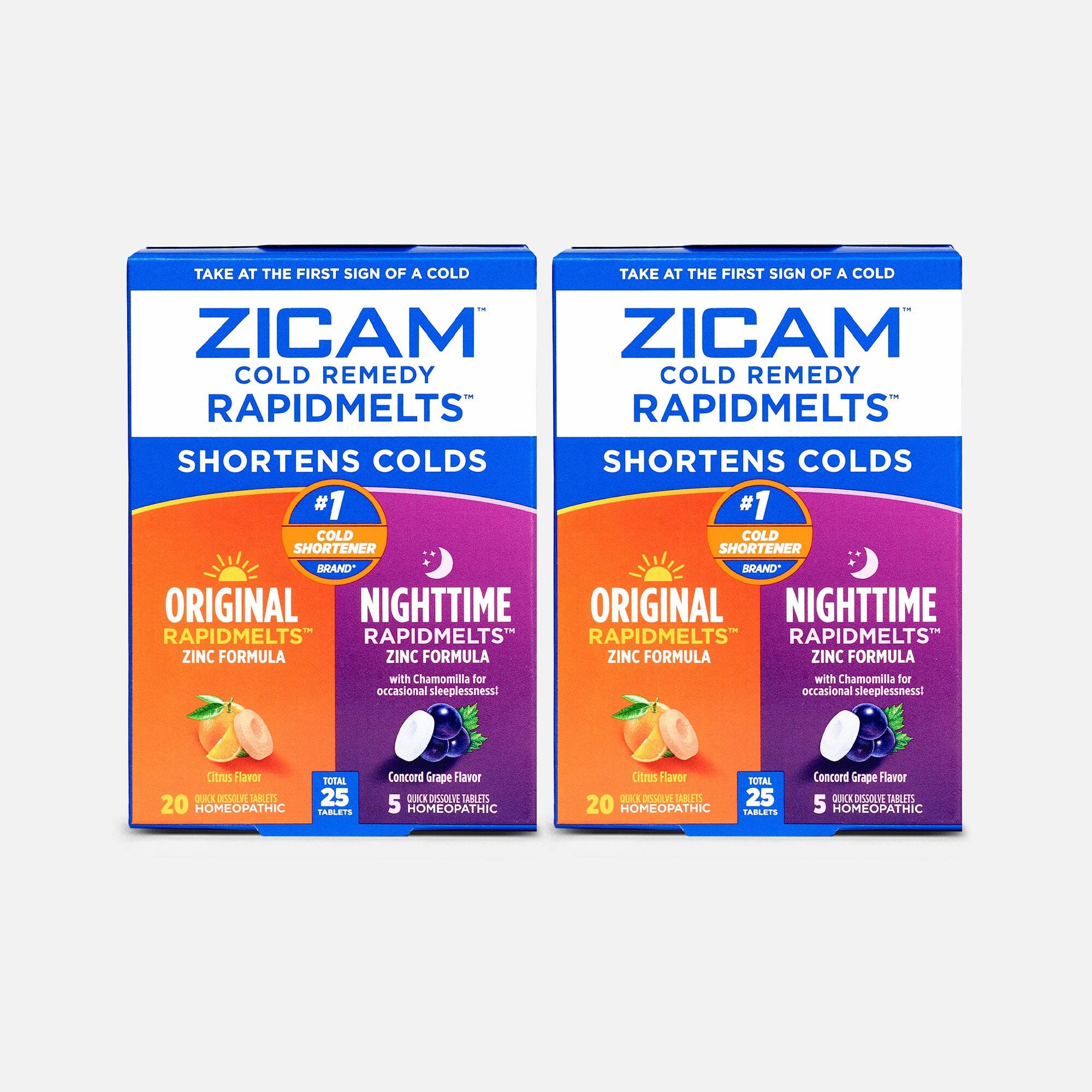 Zicam Cold Remedy Medicated Fruit Drops, 25 ct. (2-Pack) by Zicam