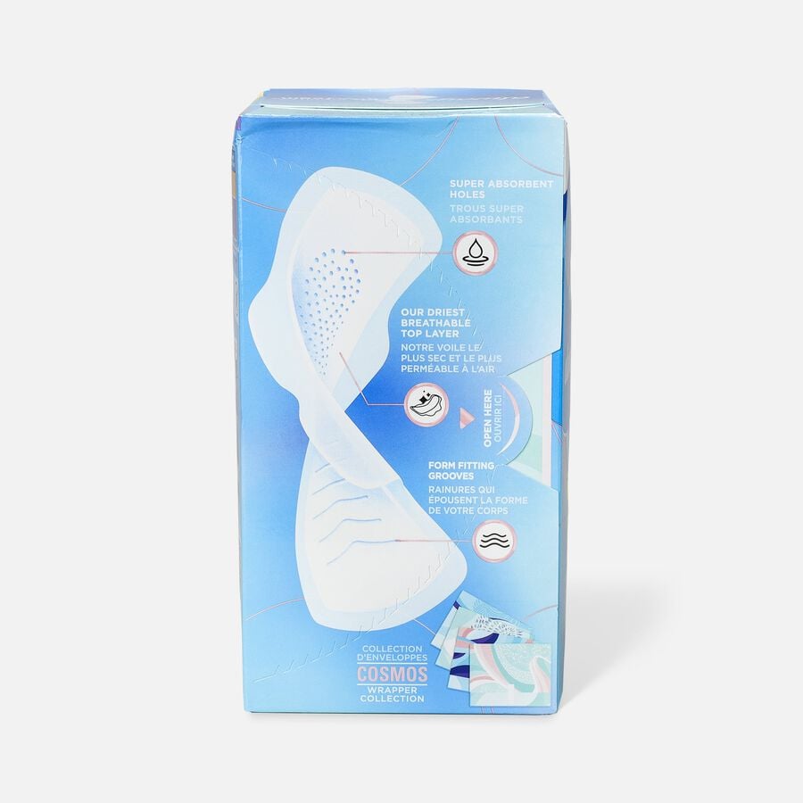 Always Infinity FlexFoam Pads for Women Size 3 Extra Heavy Flow Absorbency, with Wings Unscented, 28 ct., , large image number 1