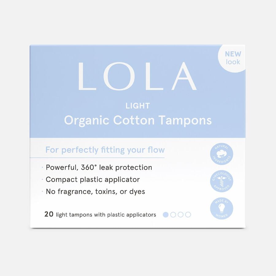 LOLA Tampons, Compact Plastic Applicator, 20 ct., , large image number 0