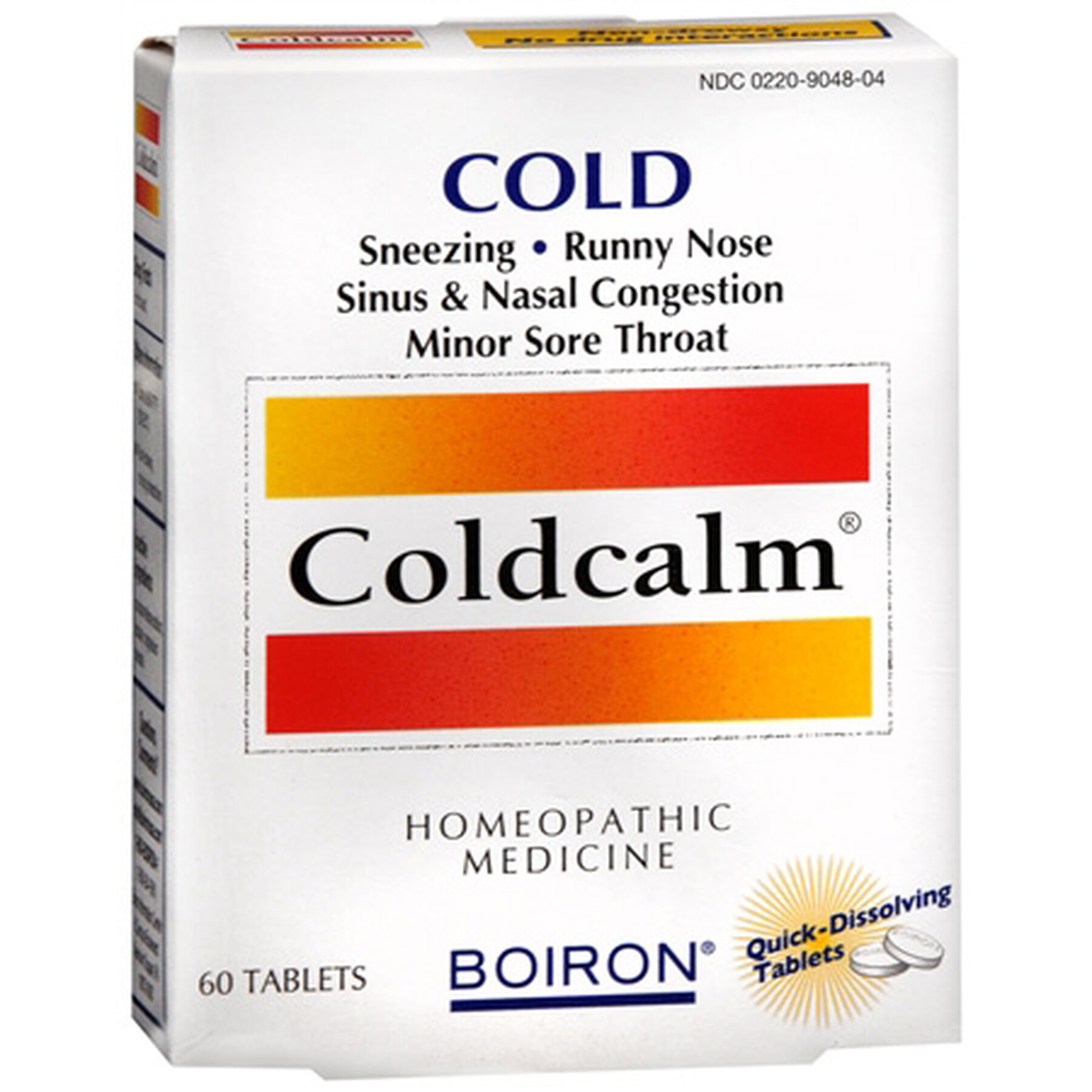Boiron Coldcalm, Cold Relief Quick Dissolving Tablets, 60 ct.