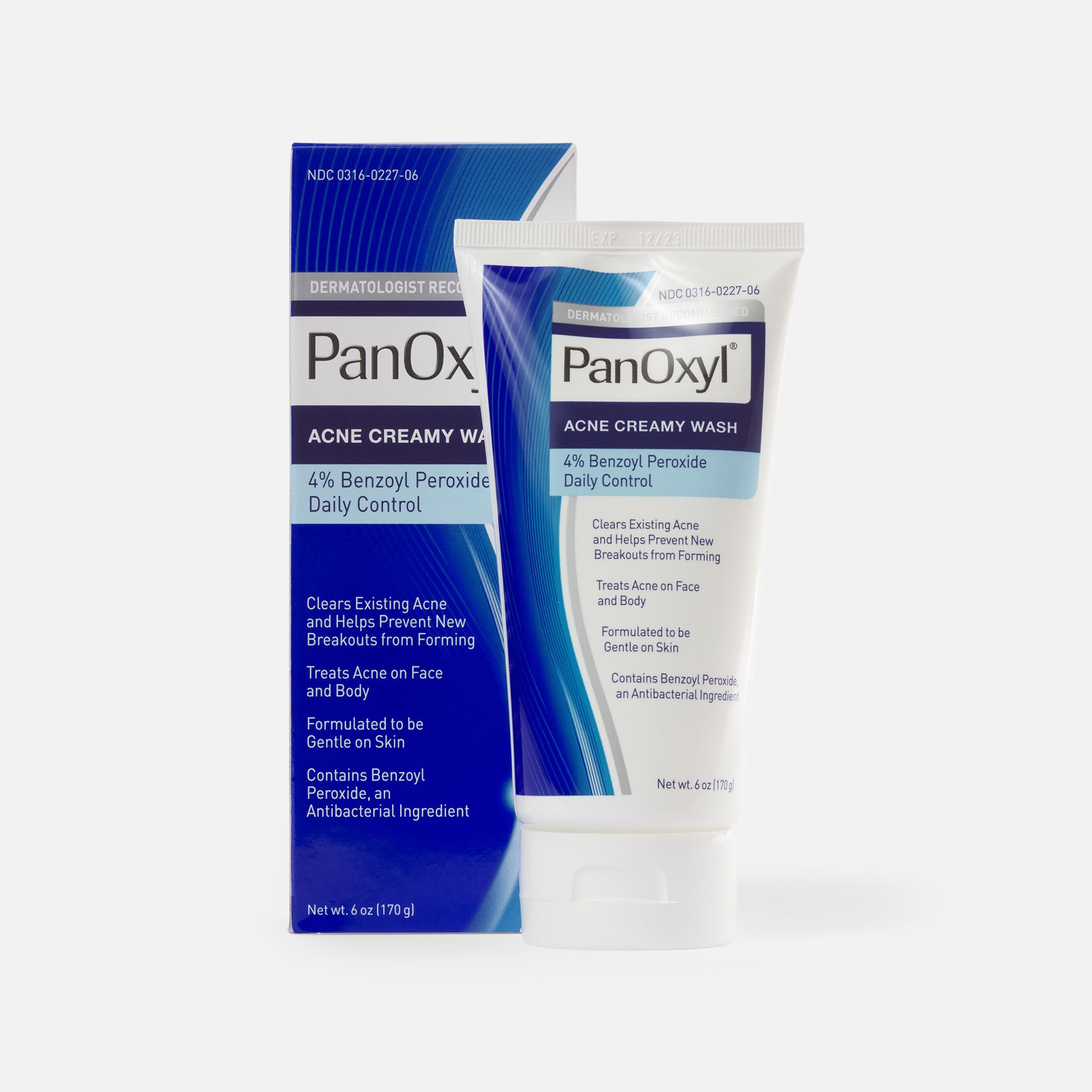 PanOxyl Creamy Wash 4, 6 oz.