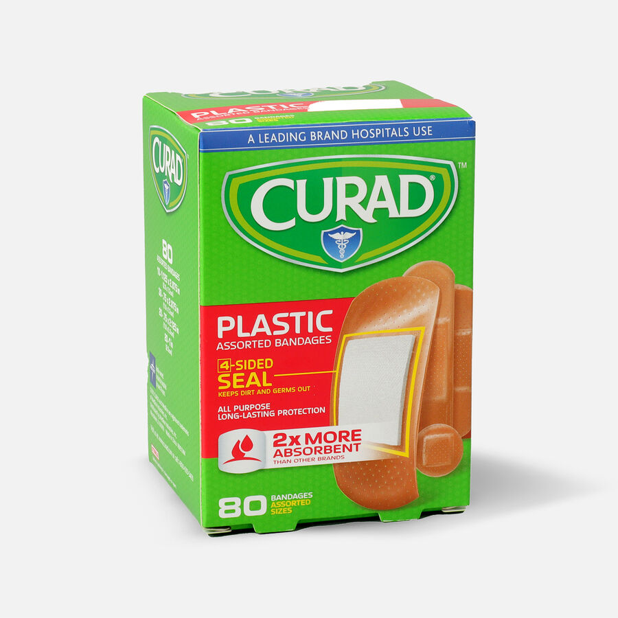 Curad Assorted Plastic Bandages, 80 ct., , large image number 1