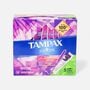 Tampax Radiant Tampons with BPA-Free Plastic Applicator and LeakGuard Braid, Unscented, 28 ct., , large image number 1