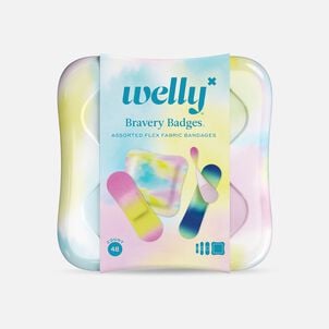Welly Bravery Badges Colorwash Assorted Flex Fabric Bandages - 48 ct.