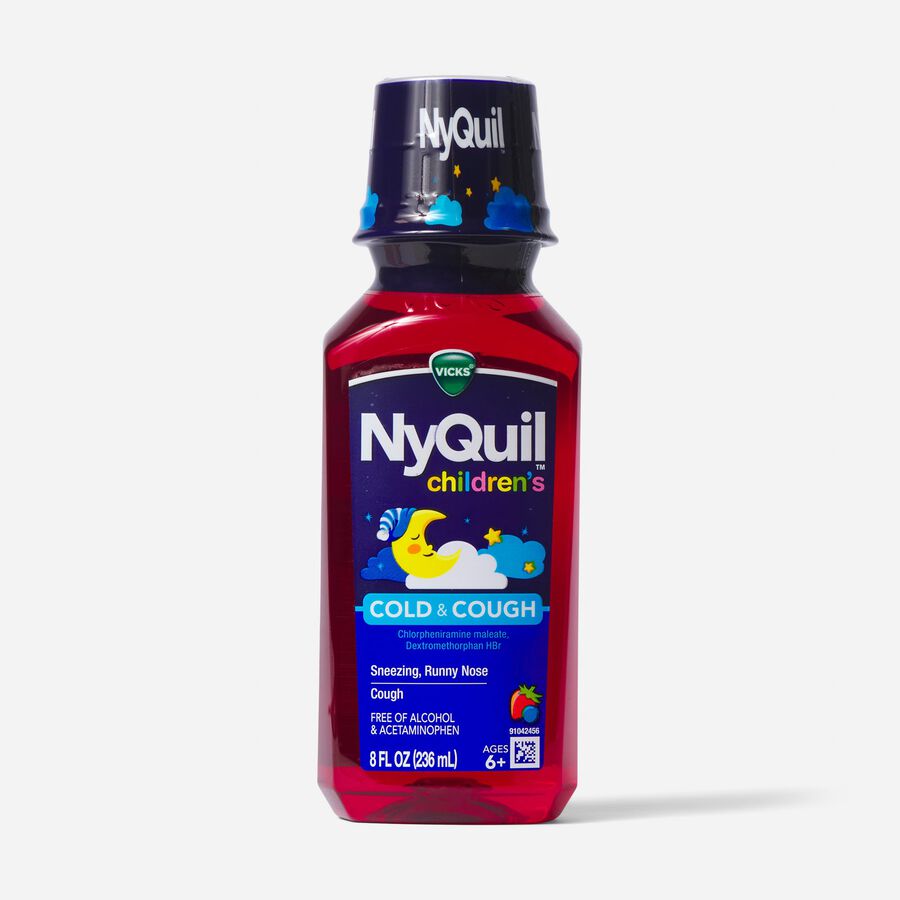 Vicks NyQuil Children's Cold and Cough Liquid, 8 oz.
