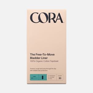 Cora Organic Bladder Long Liners, 30 ct.