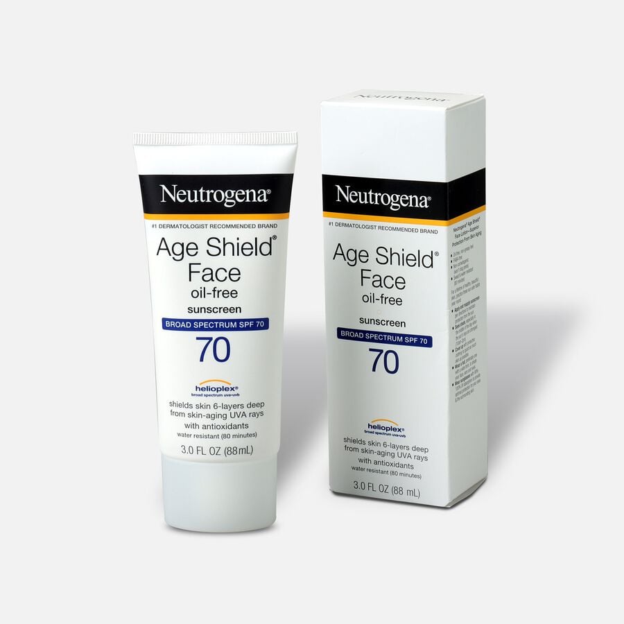 FSA Eligible Neutrogena Age Shield Face Sunscreen with SPF 70, 3 oz