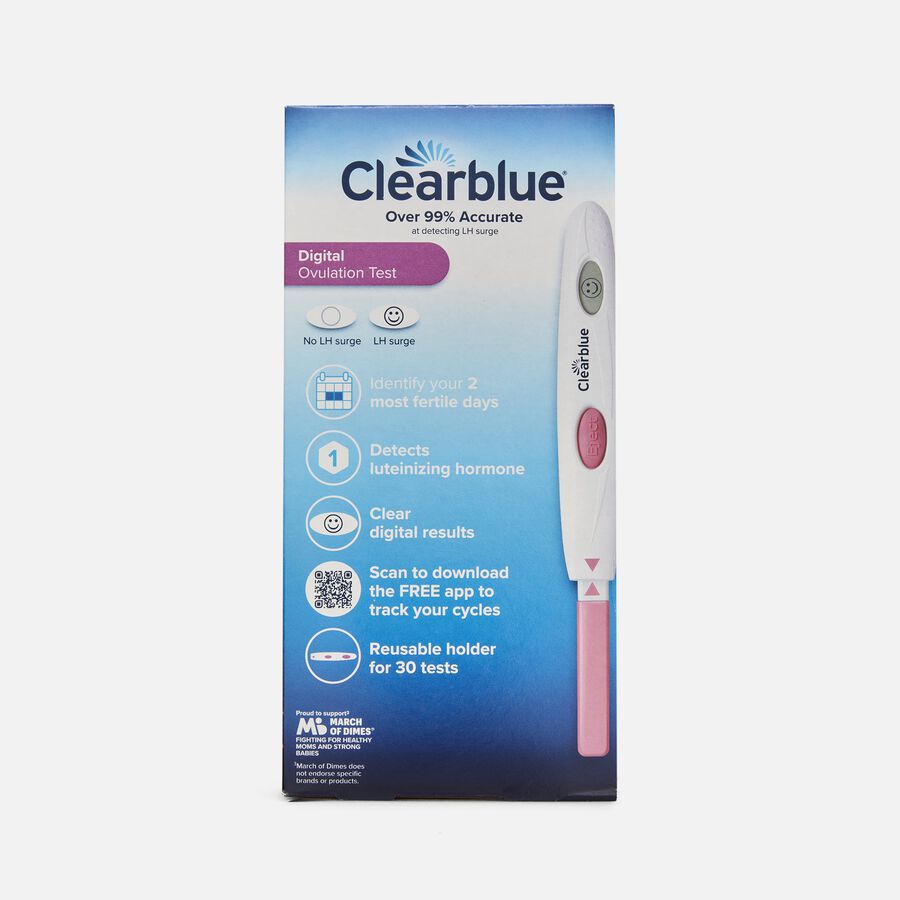 Clearblue Digital Ovulation Tests, 30 ct., , large image number 1