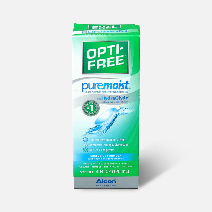 Alcon OptiFree PureMoist Contact Lens Solution, 4 fl oz