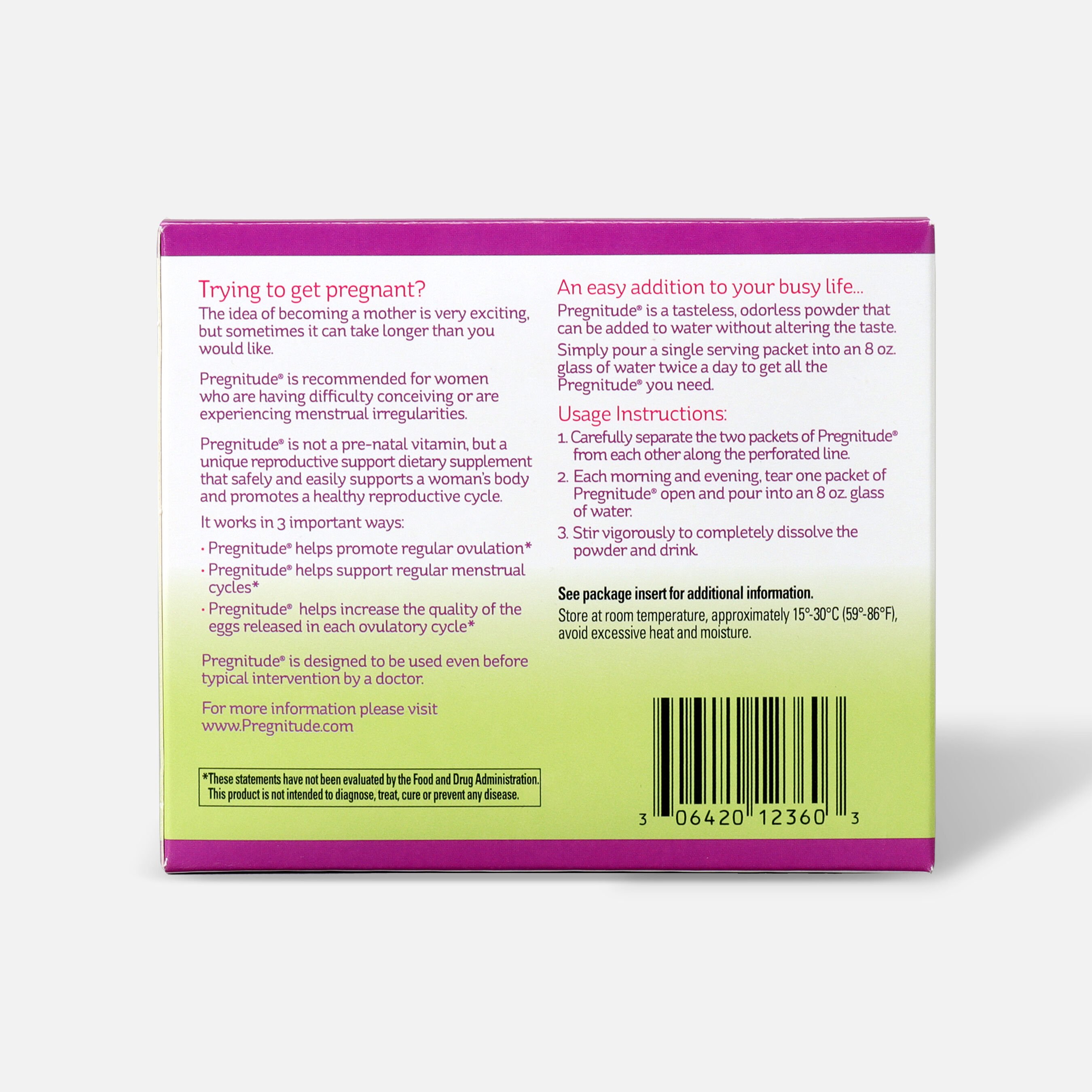 FSA Eligible Pregnitude Reproductive Support Dietary Supplement FSA Store