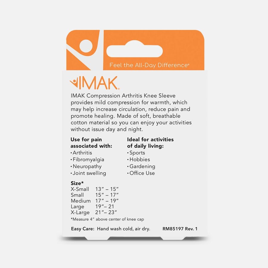 IMAK Compression Arthritis Knee Sleeve, , large image number 1