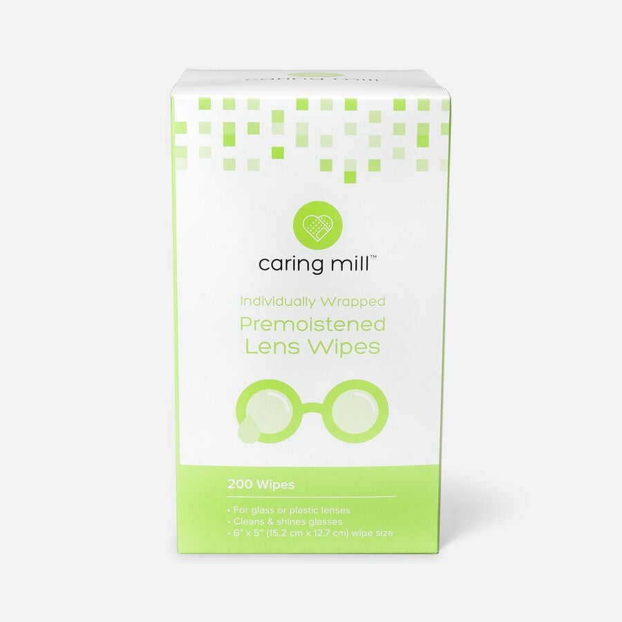 Caring Mill™ Pre-Moistened Lens Wipes, 200 ct., , large image number 1