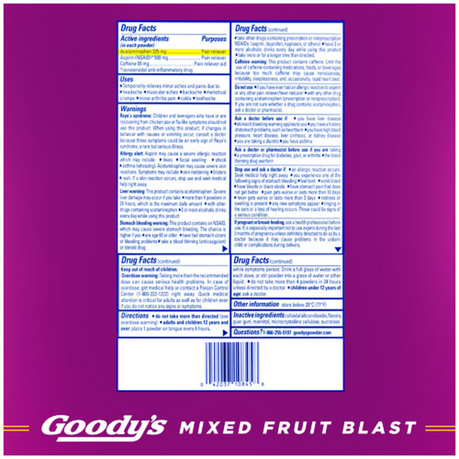 Goody's Mixed Fruit Stix, 24 ct., , large image number 1