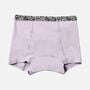 Thinx Teens Boyshort Period Underwear, Purple Ash, , large image number 0