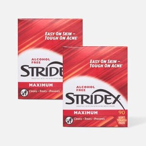 Stridex Medicated Pads Maximum, 90 ct. (2-Pack)