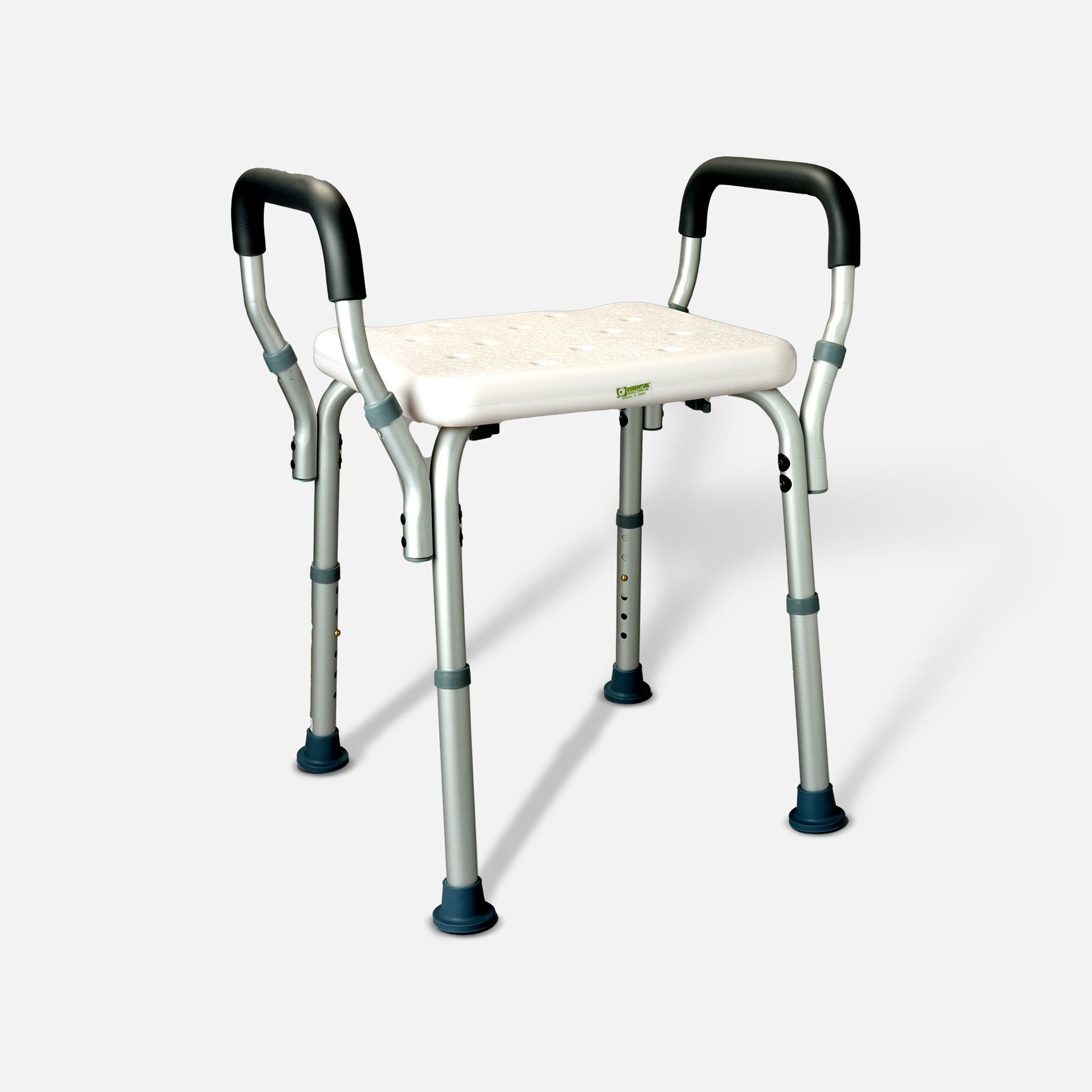 FSA Eligible Essential Medical Deluxe Molded Shower Bench with Arms