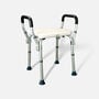 Essential Medical Deluxe Molded Shower Bench with Arms, , large image number 1