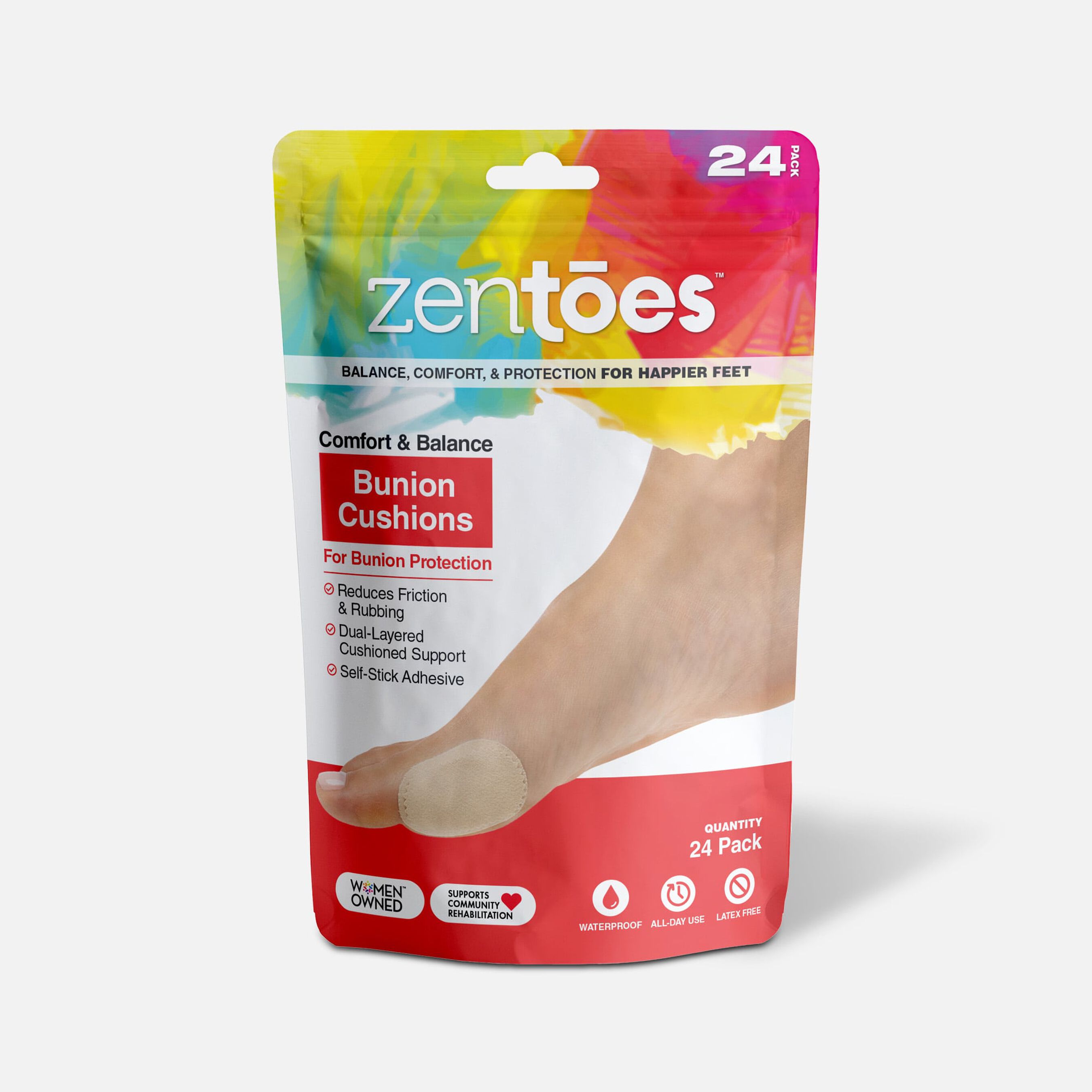 FSA Eligible ZenToes Bunion Cushions 24Pack FSA Store