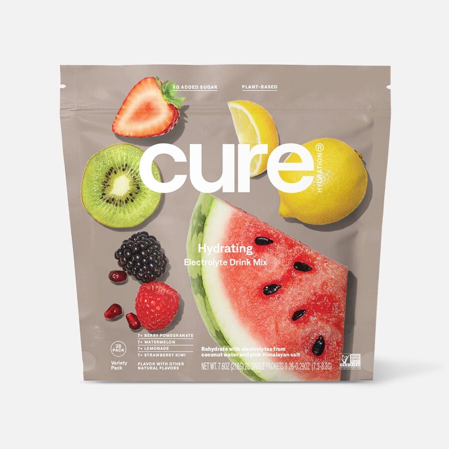 Cure Hydrating Electrolyte Drink Mix Pouches, 28 ct., , large image number 1