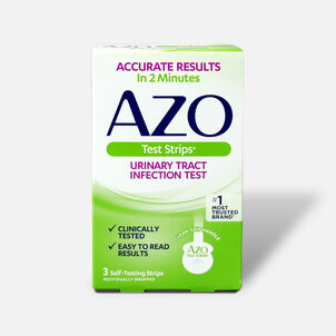 Azo Urinary Tract Infection Test Strips with Handle, 3 ct.