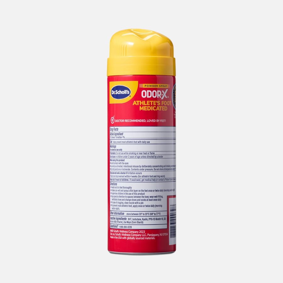 Dr. Scholl's Odor-X Athlete's Foot 24-hour Medicated AF Spray Powder, 4.7 oz., , large image number 1
