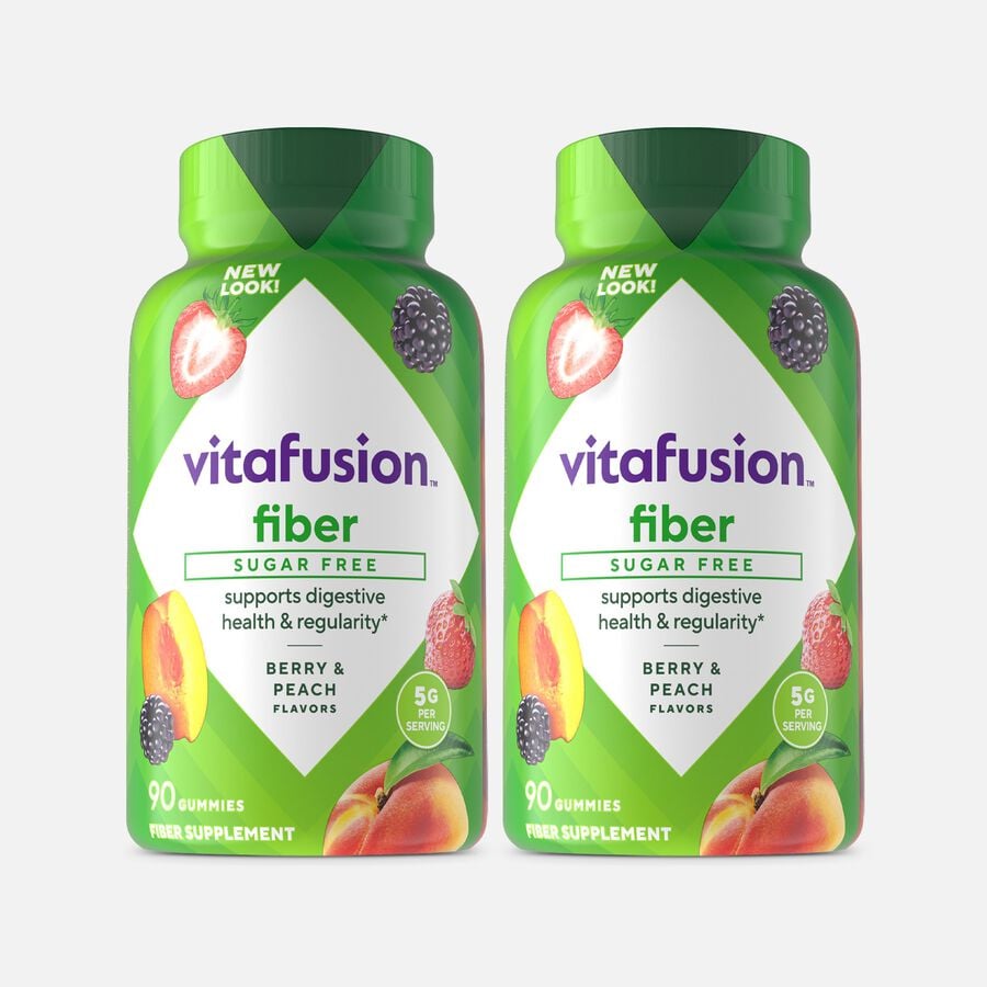 Vitafusion Fiber Well Gummies, Sugar-Free, 90 ct. (2-Pack), , large image number 0