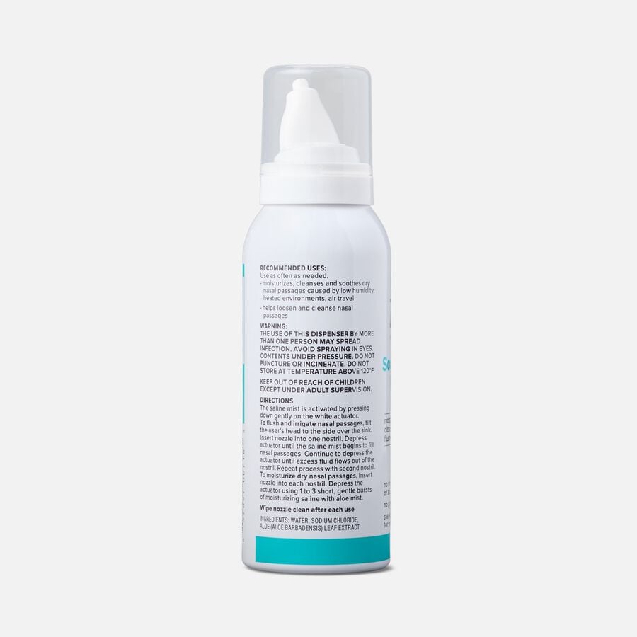 Zarbee's Naturals Soothing Saline Nasal Mist with Aloe, , large image number 1