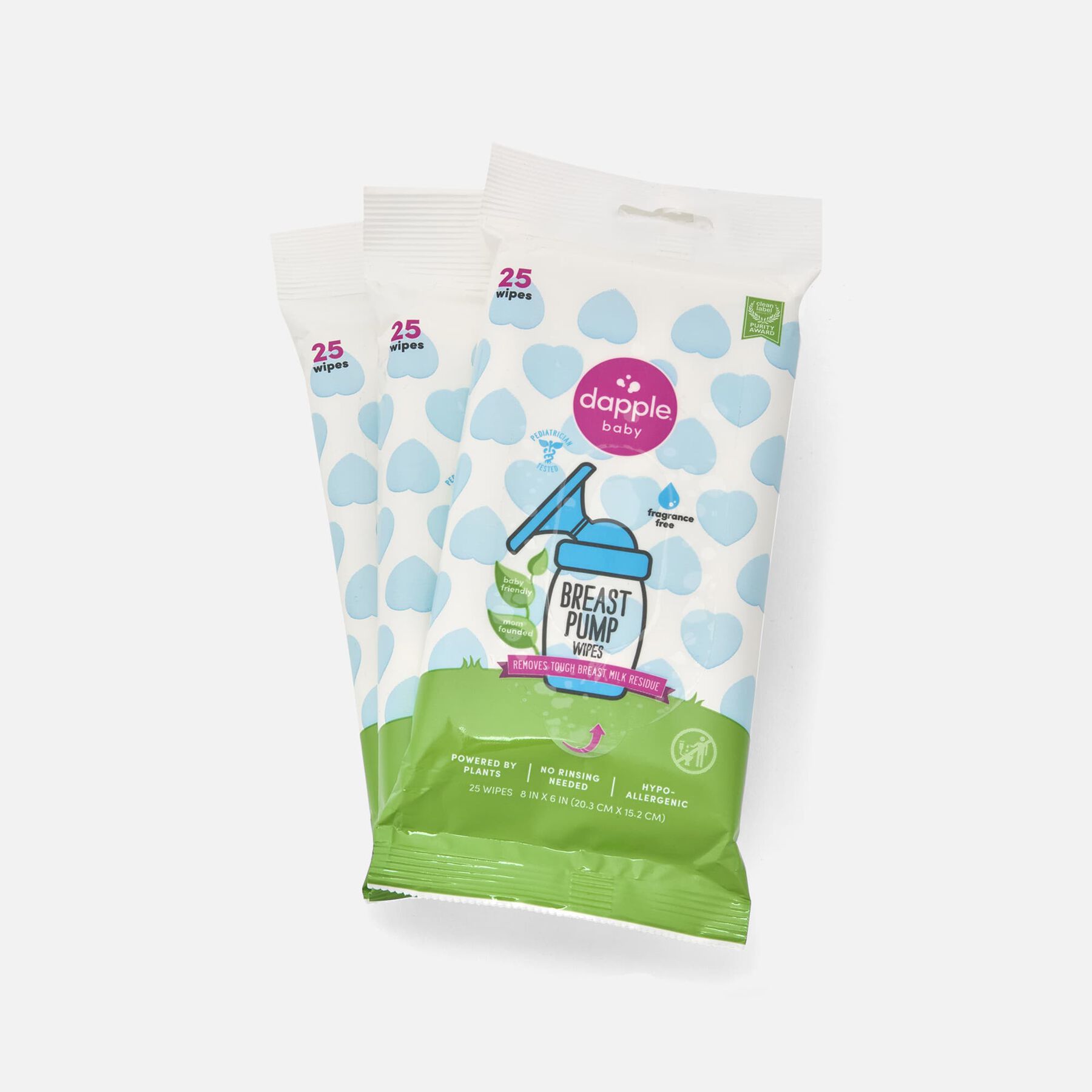 FSA Eligible Dapple Baby Plant-Based Breast Pump Wipes, Fragrance Free ...