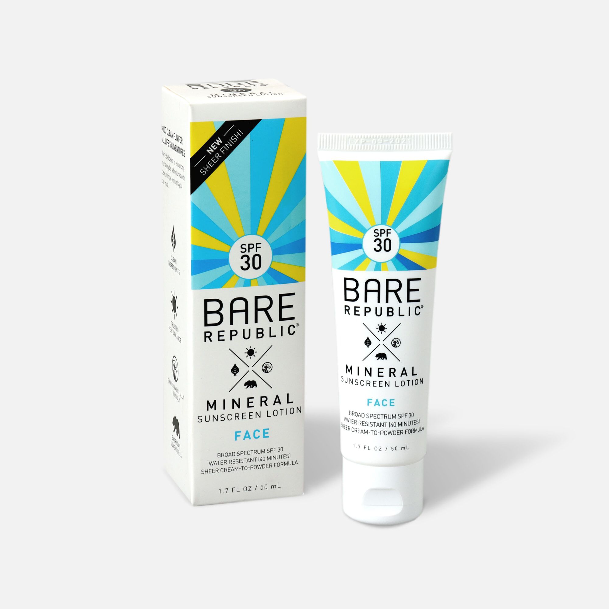 bare republic mineral spray vanilla coconut spf 50