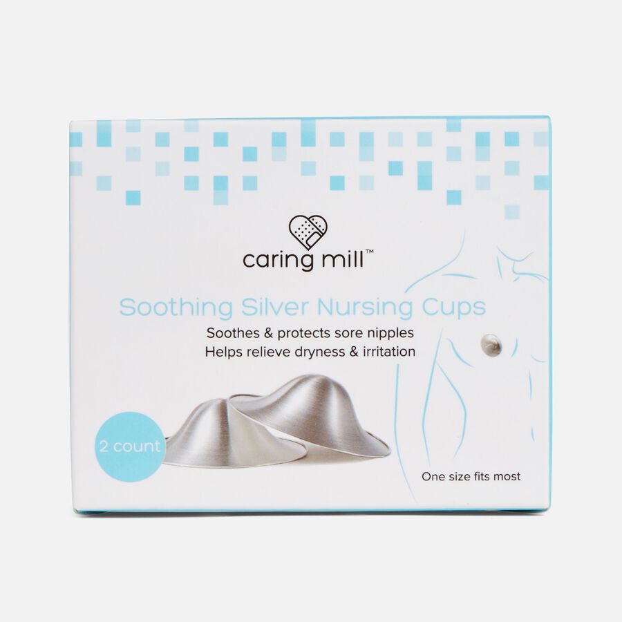 Caring Mill™ Soothing Silver Nursing Cups, , large image number 0
