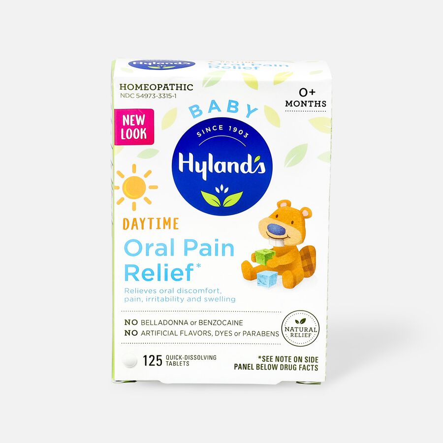 Hyland's Baby Oral Pain Relief Tablets, 125 ct., , large image number 0