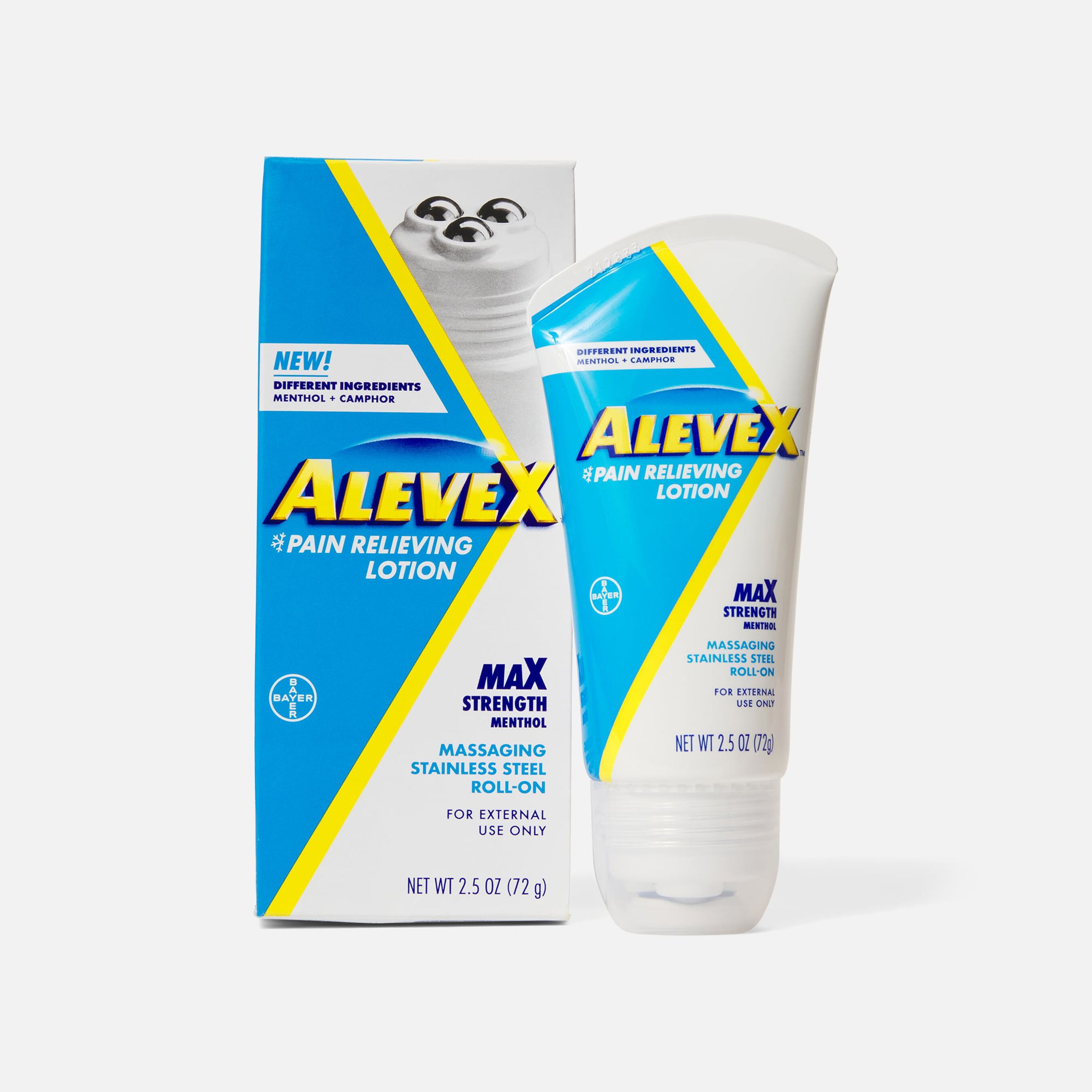 FSA Eligible AleveX Pain Relieving Lotion with Rollerball, Powerful