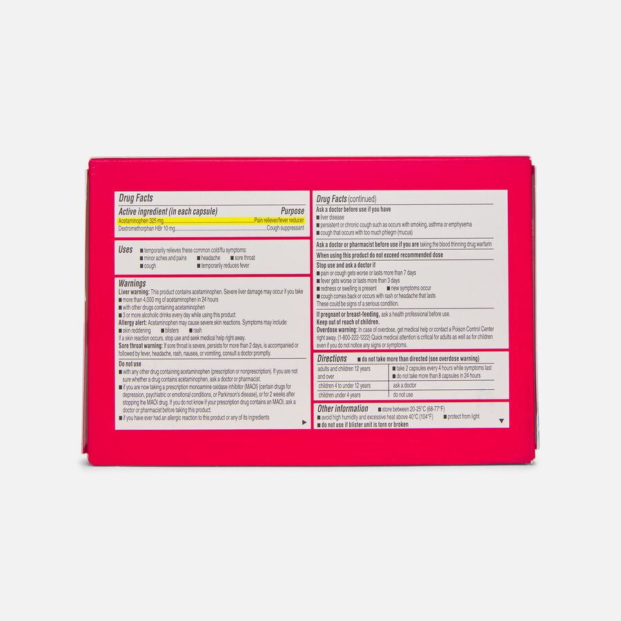 Tylenol Cold & Flu Multi-Symptom Day Liquid Gels, 24 ct., , large image number 1