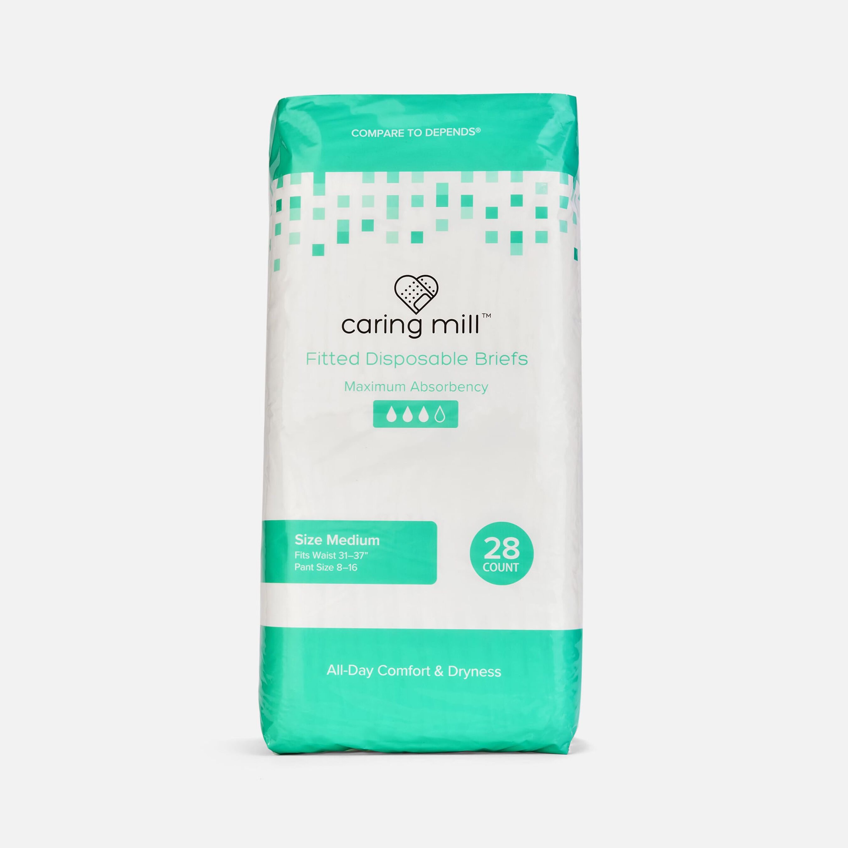 FSA Eligible Caring Mill™ Fitted Disposable Briefs FSA Store