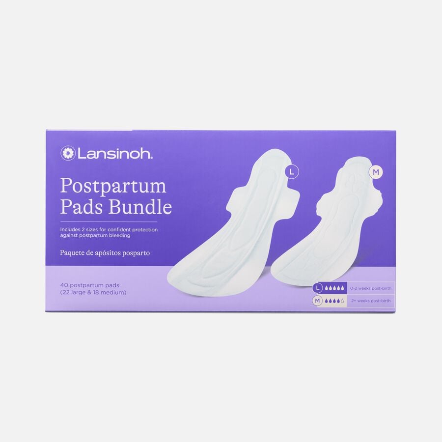 Lansinoh Postpartum Maternity Pads Bundle, 40 ct., , large image number 0