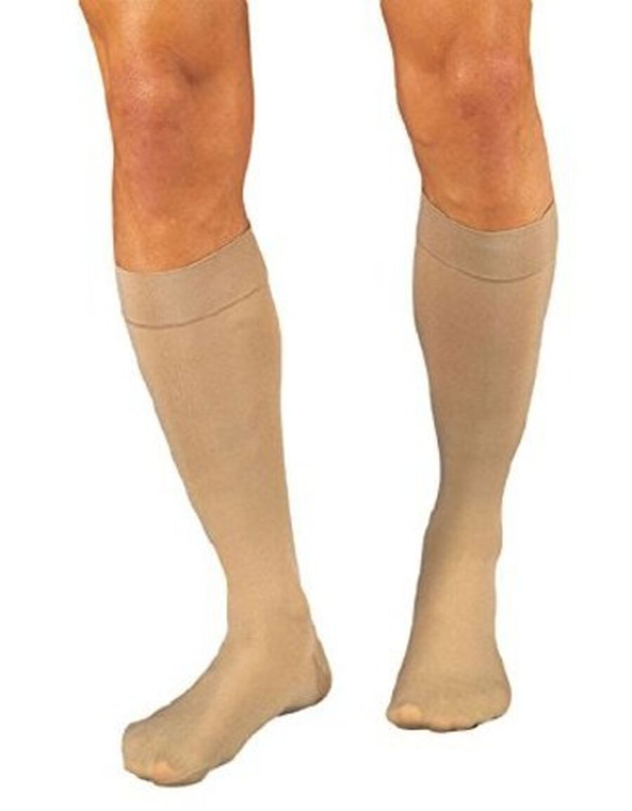 BSN Jobst Unisex Relief Knee-High Extra Firm Compression Stockings, Closed Toe, Beige, , large image number 3