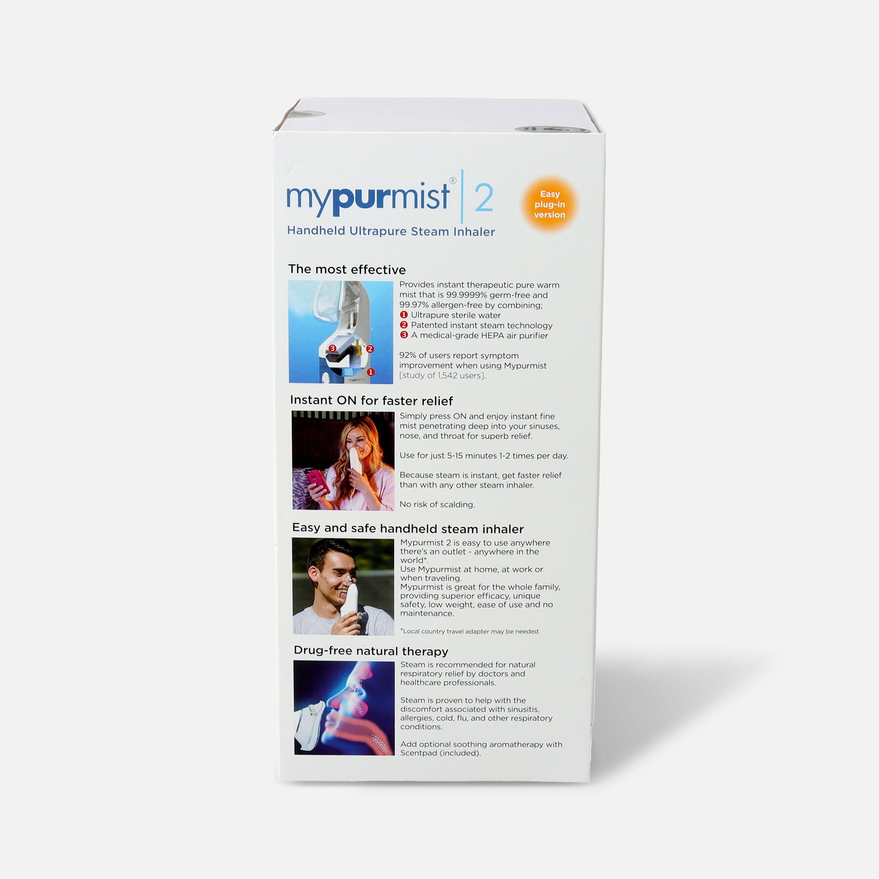 Mypurmist 2 Handheld Ultrapure Steam Inhaler