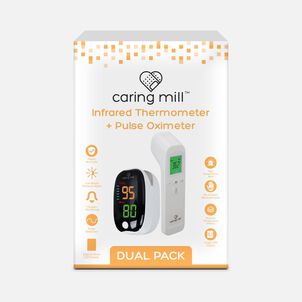 Caring Mill™ Thermometer & Pulse Oximeter, Dual Pack