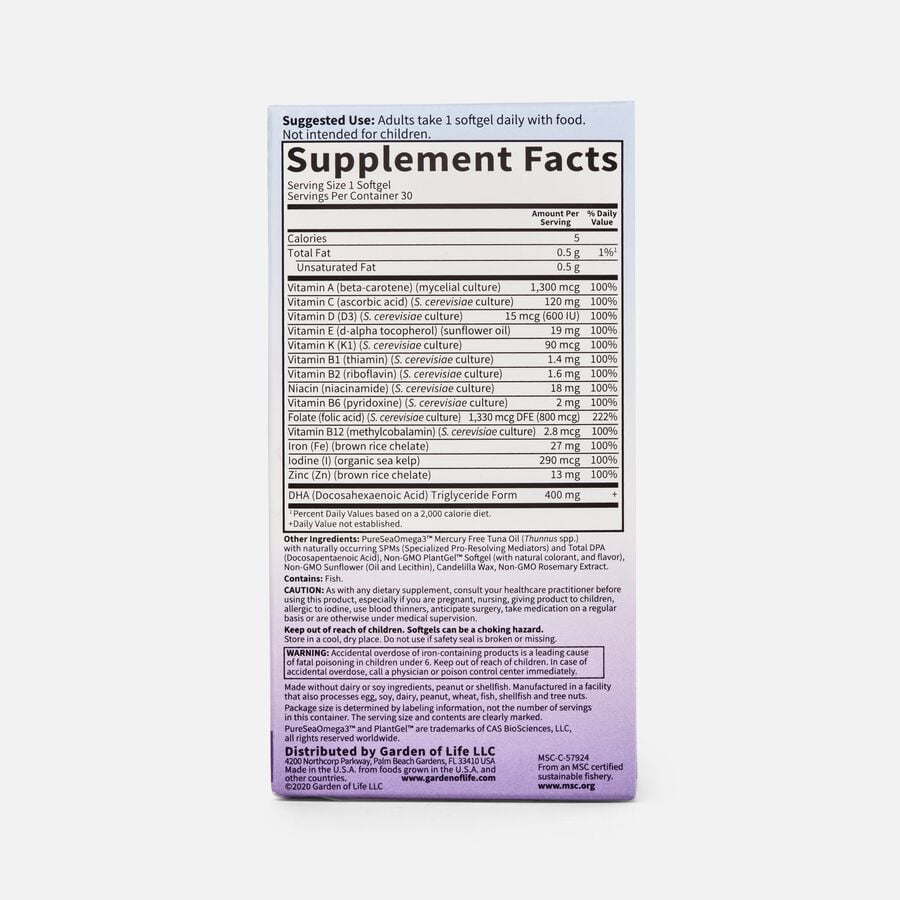 Dr. Formulated Prenatal Multi + DHA Softgels, 30 ct., , large image number 1