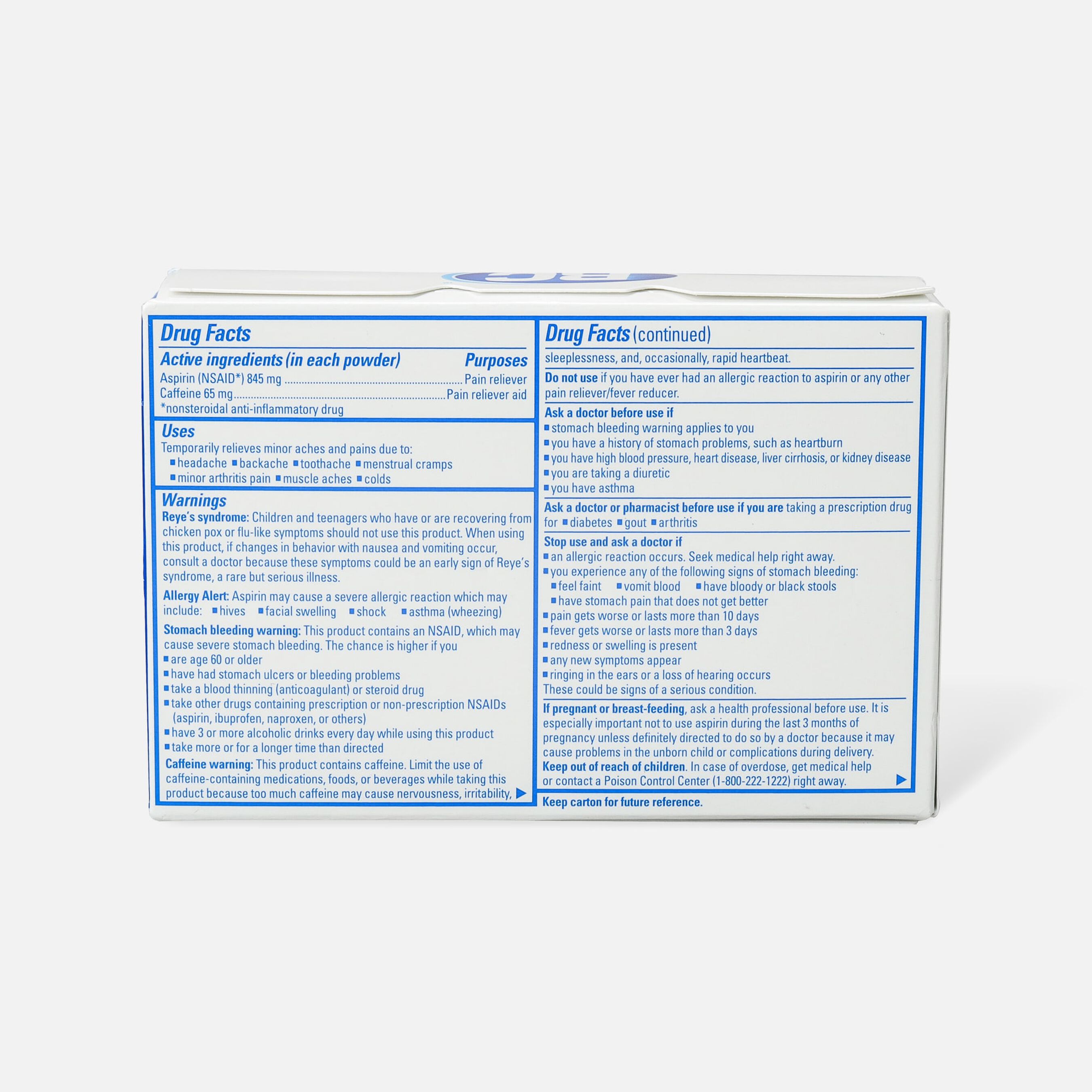 FSA Eligible BC Powder, Regular Strength, 50 ct.