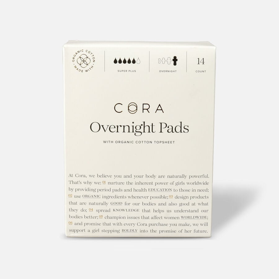 Cora Organic Cotton Ultra Thin Period Pads, , large image number 5