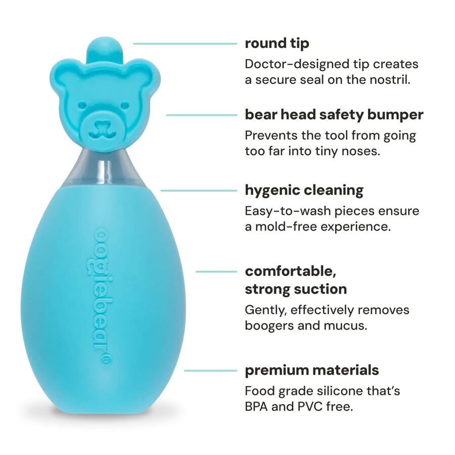 Oogiebear Baby Nasal Aspirator & Nose and Ear Cleaner Duo, , large image number 1