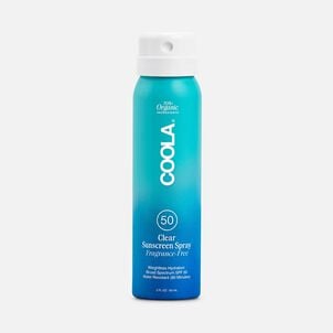 COOLA Classic Body Organic Sunscreen Spray SPF 50, Unscented - Travel Size