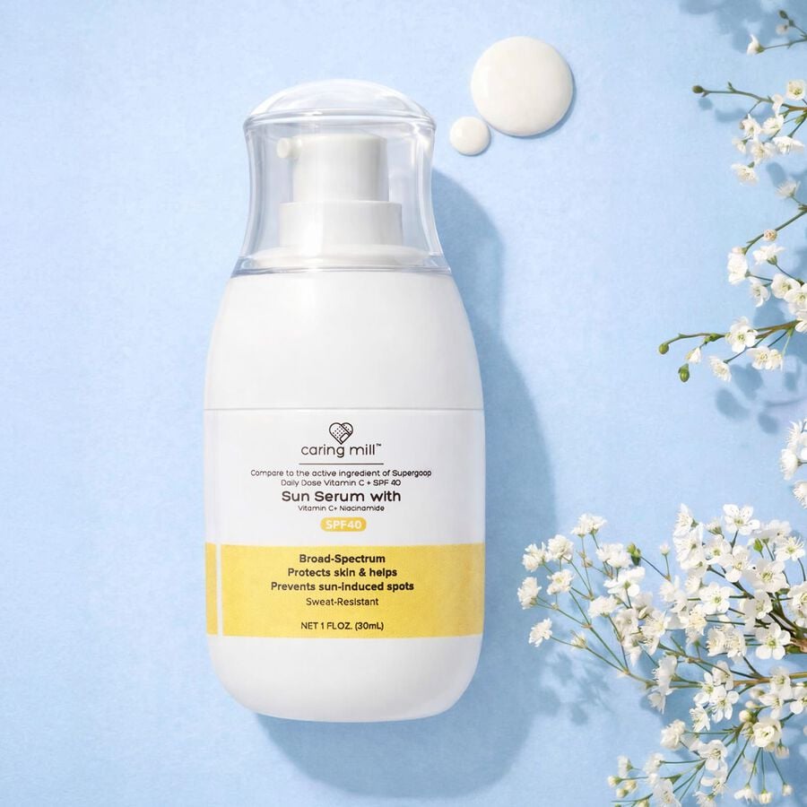 Caring Mill&trade; Sun Serum with Vitamin C, SPF 40, 1 oz, , large image number 2
