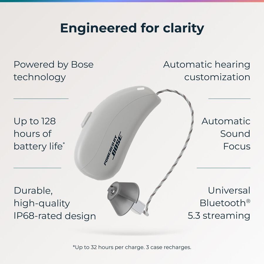 Lexie B3 OTC Hearing Aids Powered by Bose&reg;, , large image number 10