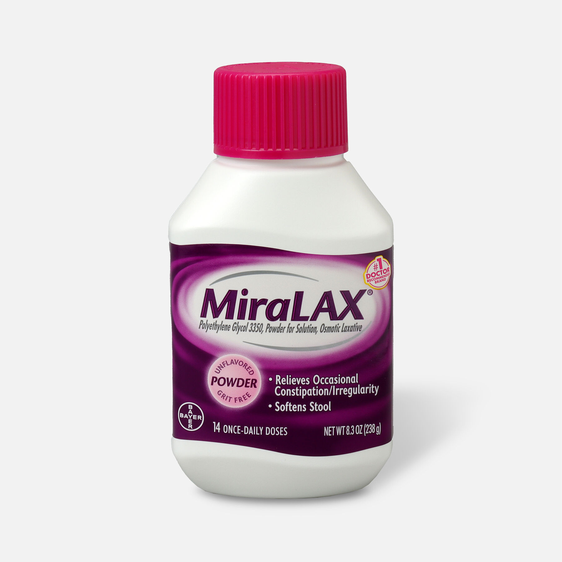 MiraLAX Laxative, Powder, 8.3 oz