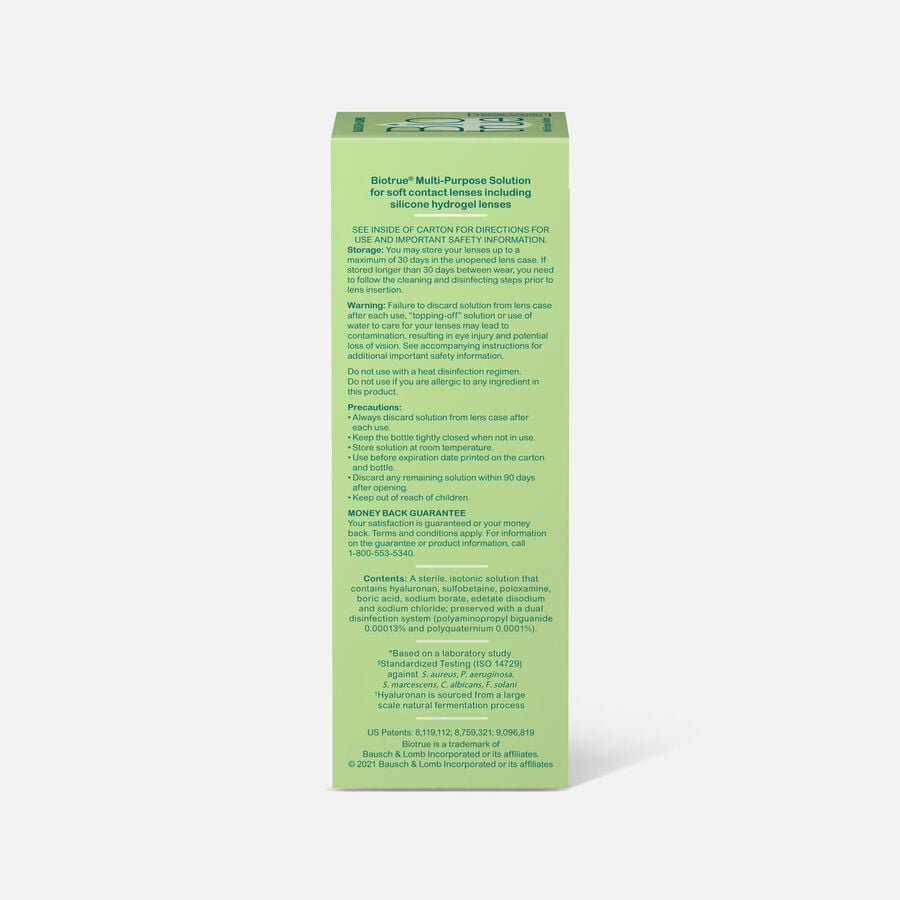 Bausch + Lomb Biotrue Multi-Purpose Contact Lens Solution, 4 fl oz., , large image number 2