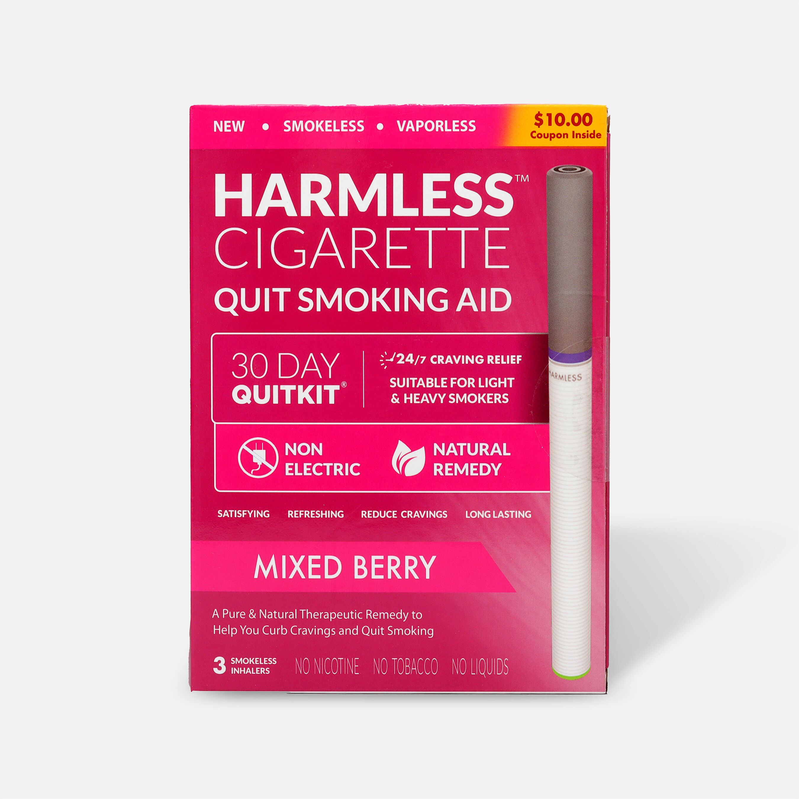 Harmless Cigarette Quit Smoking Aid, 30 Day Quit Kit