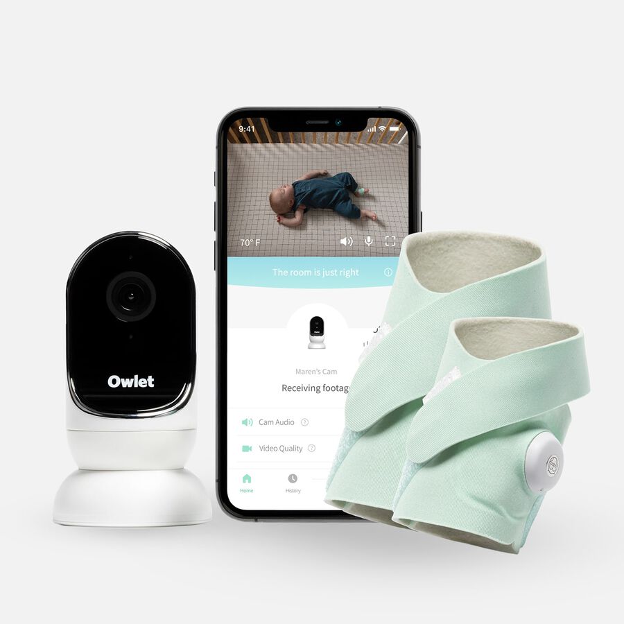 Owlet Monitor Duo: Smart Sock 3 plus HD Video Camera, , large image number 0