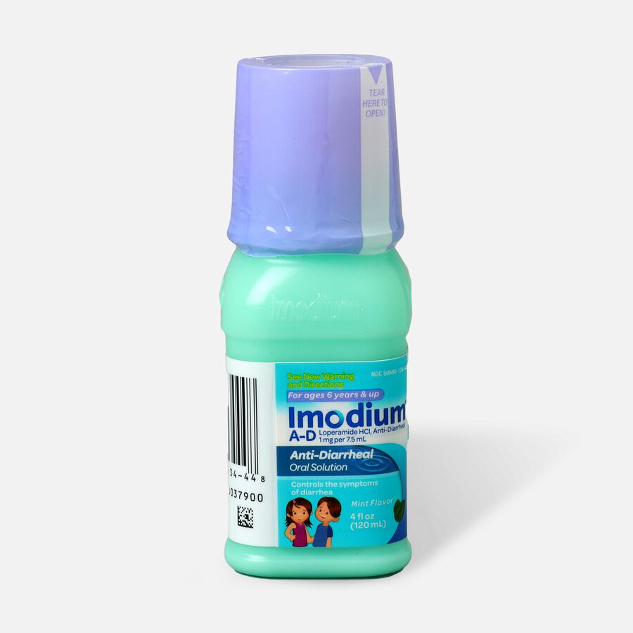 Imodium AD Children's AntiDiarrheal Liquid, Mint Flavor, 4 fl oz